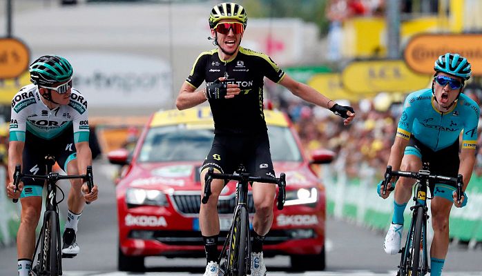 Tour de Francia - Tour 2019: Simon Yates bate a Pello Bilbao en la meta de Bagneres de Bigorre