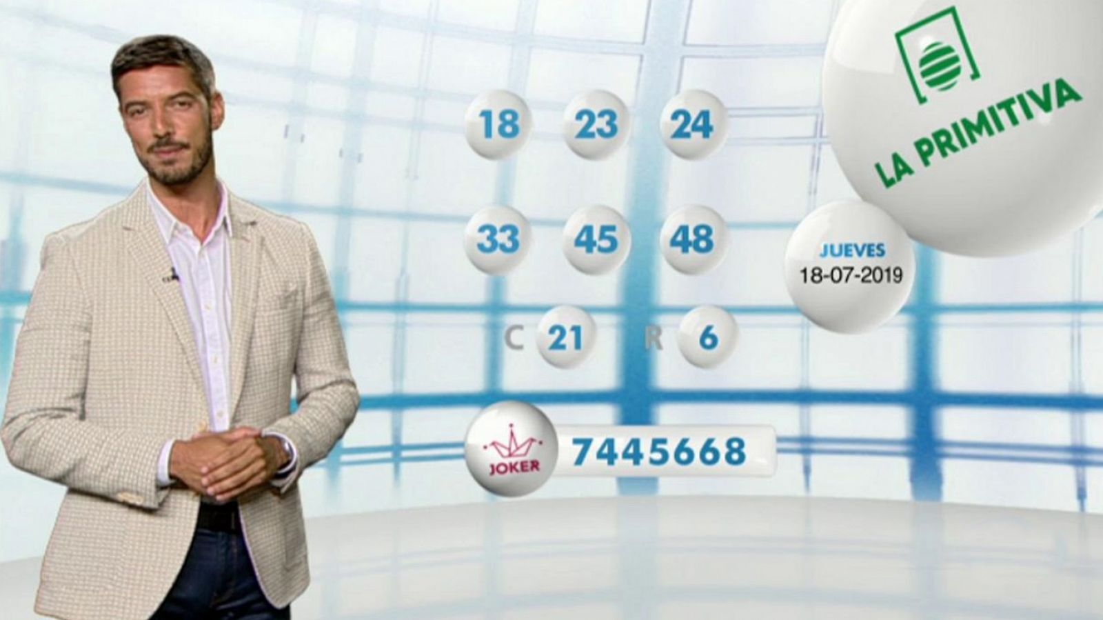 Loterías: Lotería Nacional + La Primitiva + Bonoloto - 18/07/19 | RTVE Play