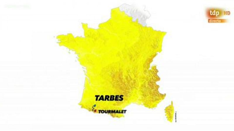 Primer final en alta montaña del Tour de Francia, un día después de la exigente crono de Pau, meta en el Tourmalet de una etapa corta, 117,5 kilómetros que comenzarán en Tarbes.