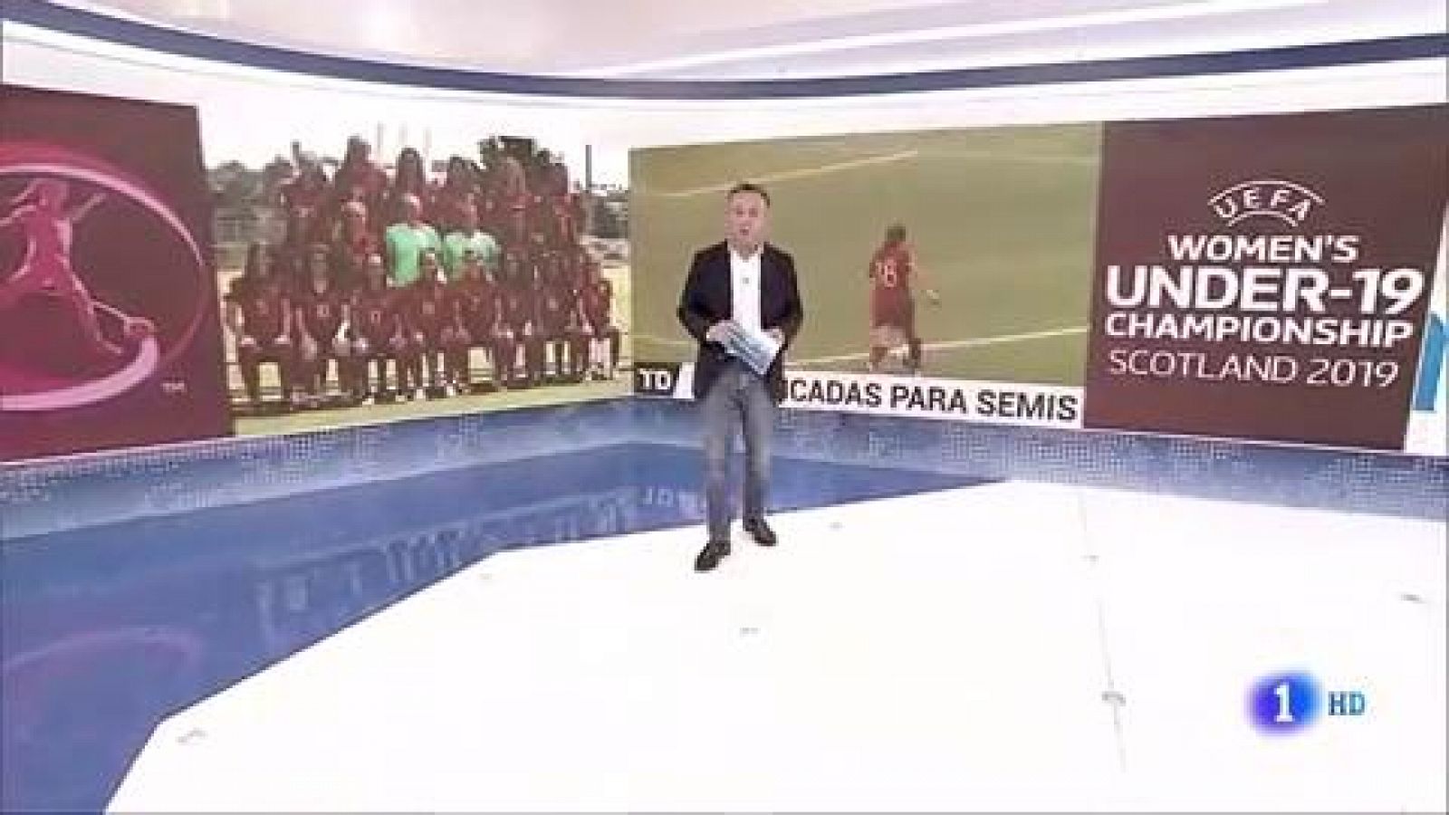 Un gol de Olga Carmona mete a España en semifinales