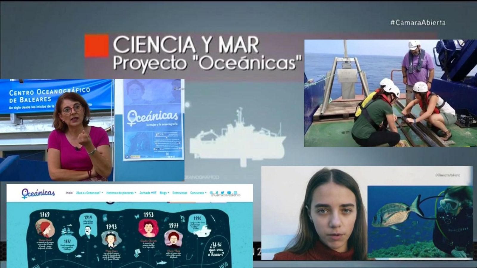 Cámara abierta - El proyecto Oceánicas; el fenómeno Faceapp; la brecha digital de género; Tom Deininger en Visto en...; y en 1minutoCOM, el cofundador de El Tenedor, Marcos Alves - ver ahora
