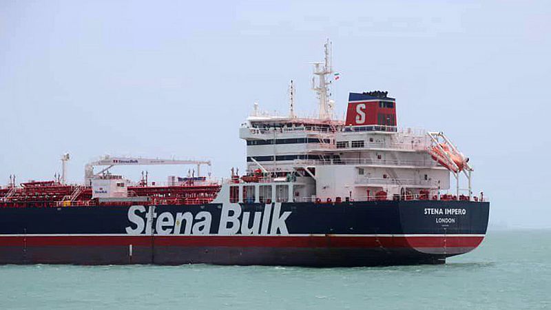 El petrolero británico capturado por Irán ha sido conducido al puerto militar de Bandar Abbas en el estrecho de Ormuz