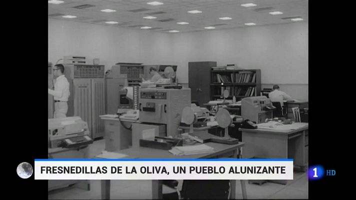 Telediario 1 - La estación de la nasa en Fresnedillas de la Oliva fue clave en la llegada a la luna
