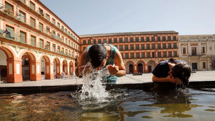 Temperaturas significativamente altas en la mitad sur peninsular, zona centro, valle del Ebro y en Mallorca