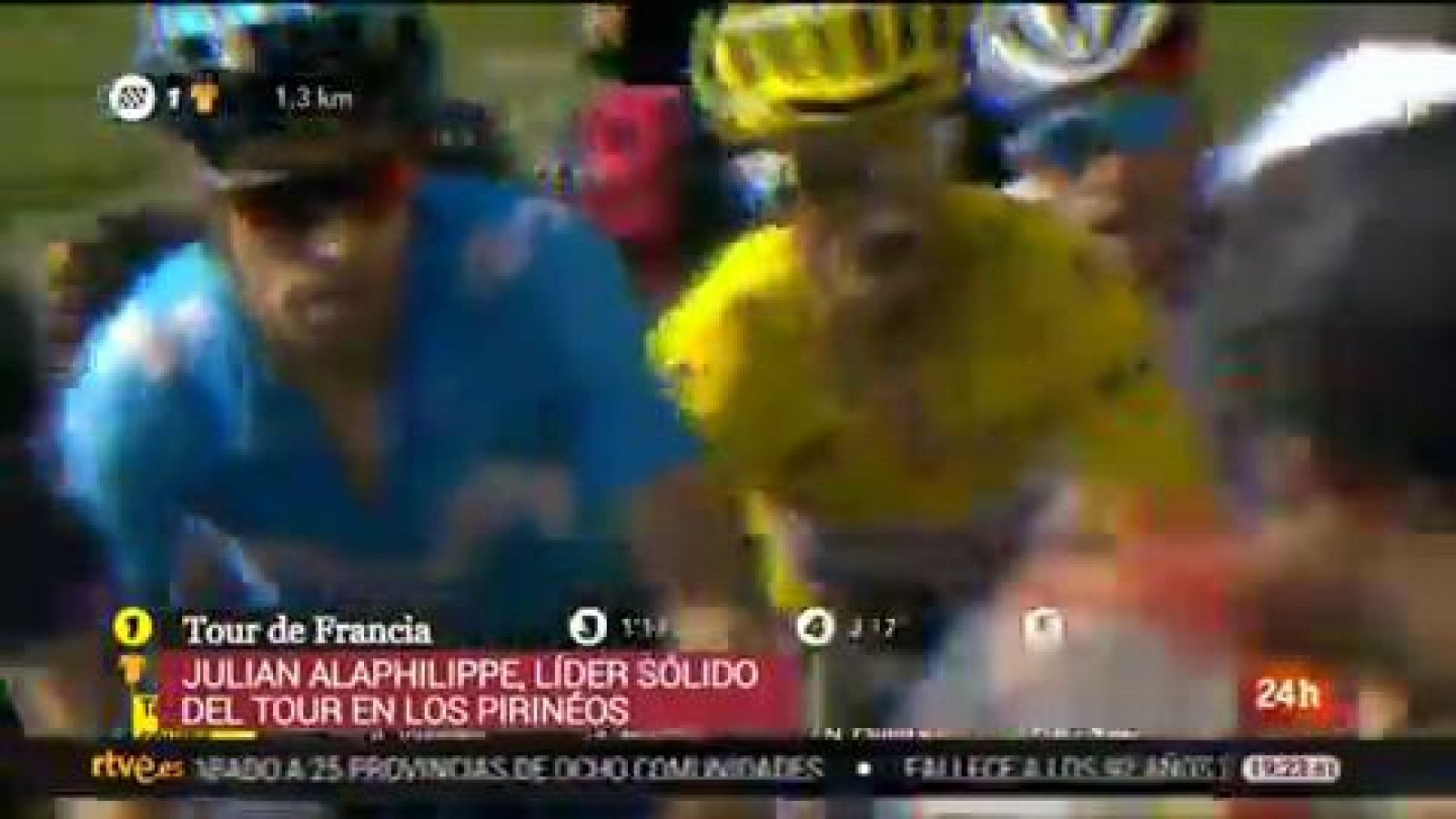 Alaphilippe sale líder del Tourmalet. Pinot se lleva la etapa | RTVE