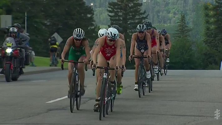 ITU World Series Carrera Elite femenina Sprint. Edmonton