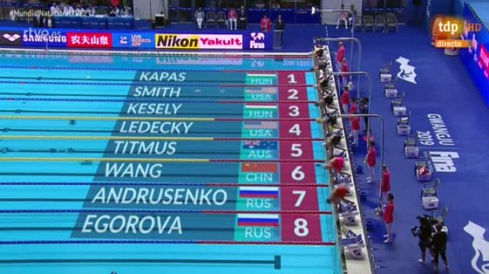 Titmus destrona a Ledecky en los 400 libres