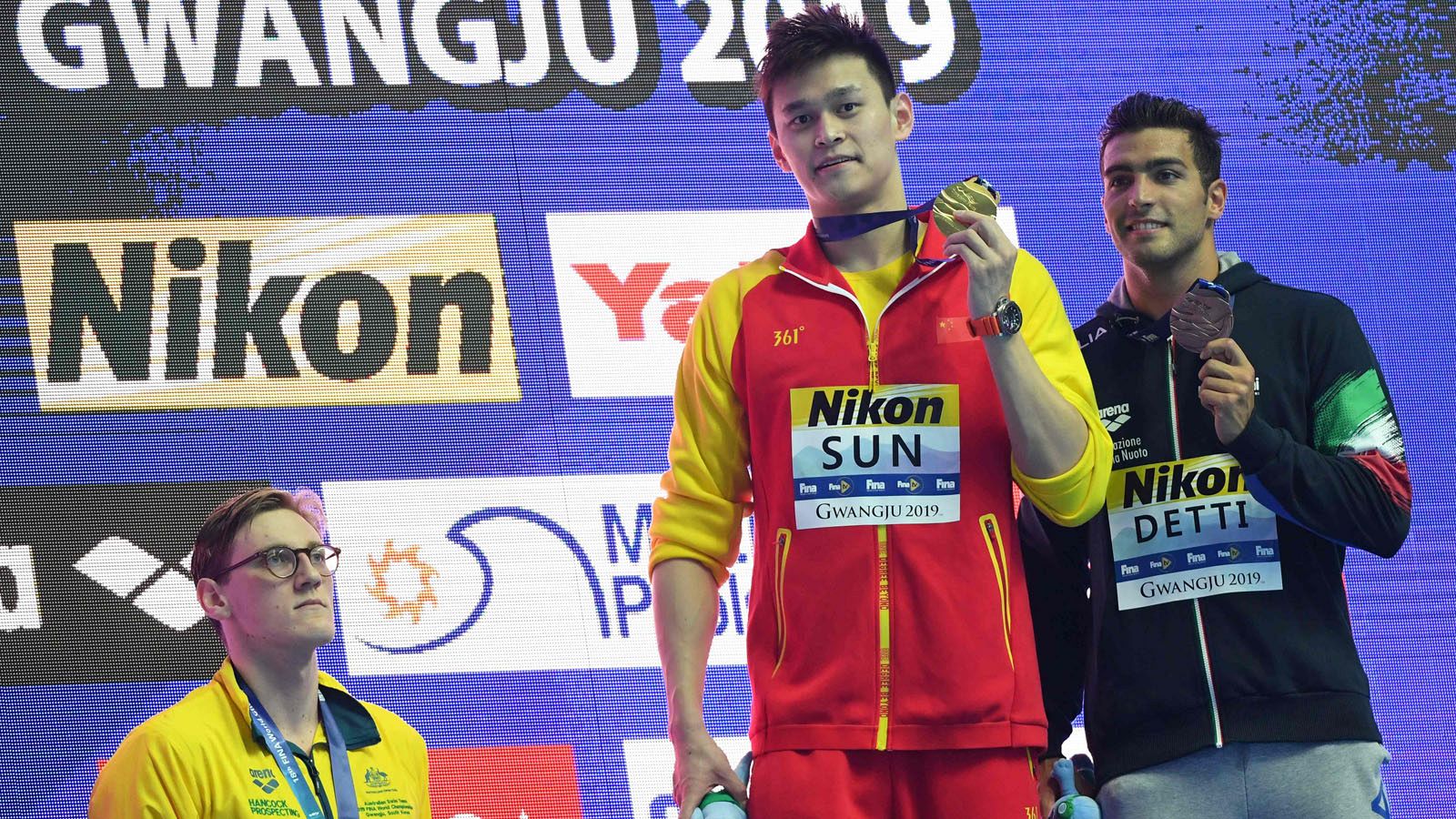 Mundial Natación: Horton se niega a compartir el podio con Sun - RTVE.es | Ver