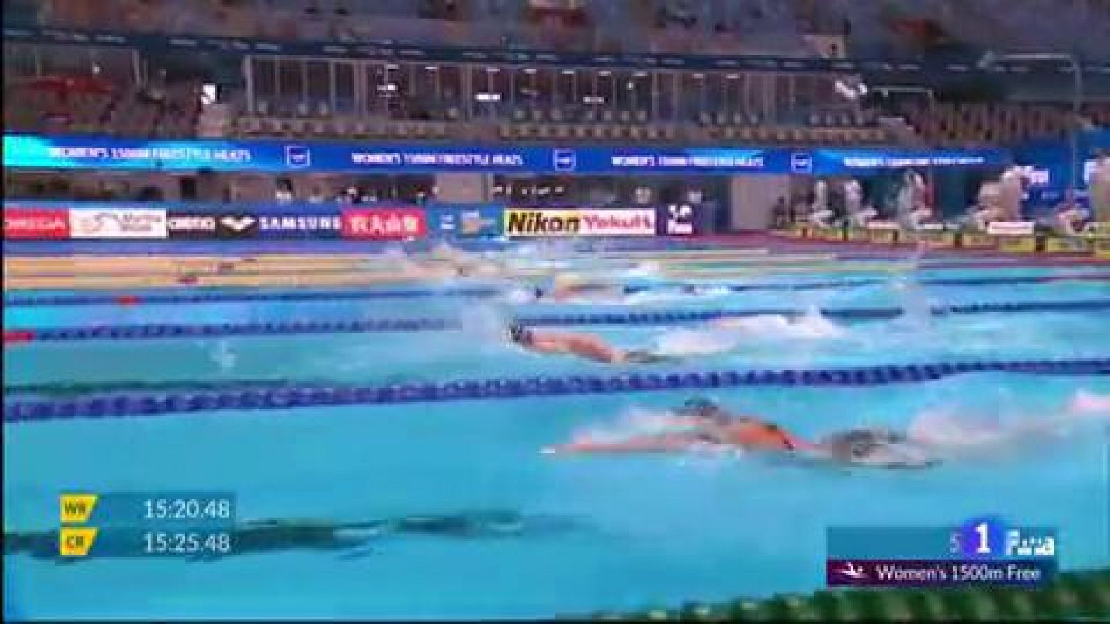 Mundial de natación | Mireia Belmonte, fuera de la final de 1.500