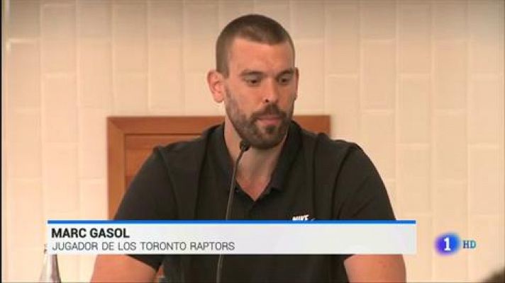 Telediario 1 - Marc Gasol: "Hay que aspirar a todo en el Mundial"