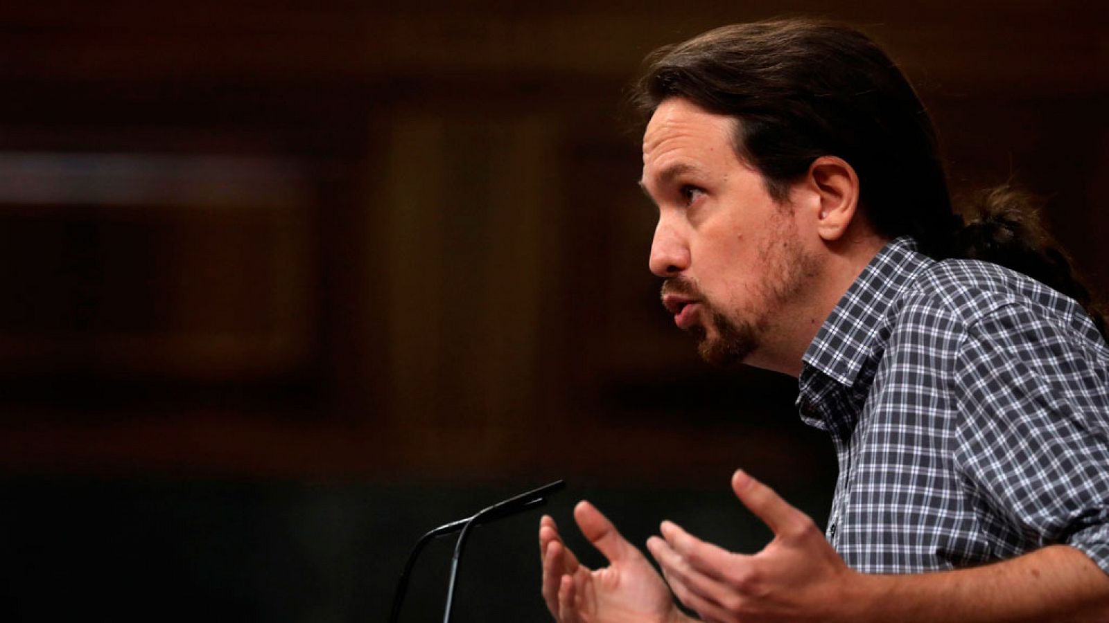 Pablo Iglesias: "Si el PSOE está negociando un acuerdo de gobierno con nosotros es porque no le queda más remedio"