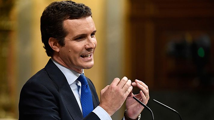 Debate de investidura: Casado acusa a Sánchez de ocultar sus pactos