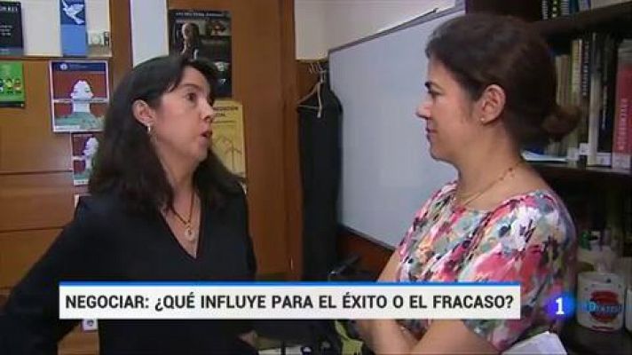 Telediario 1 - Los expertos aseguran que una negociación se pierde por el ego, las emociones y la escalada