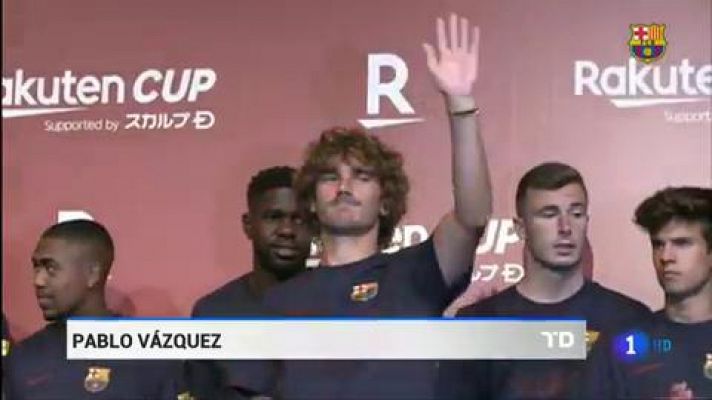 Telediario 1 - Griezmann, atracción culé en Japón