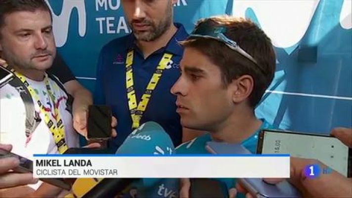 Telediario 1 - Mikel Landa se conjura para asaltar el podio de París