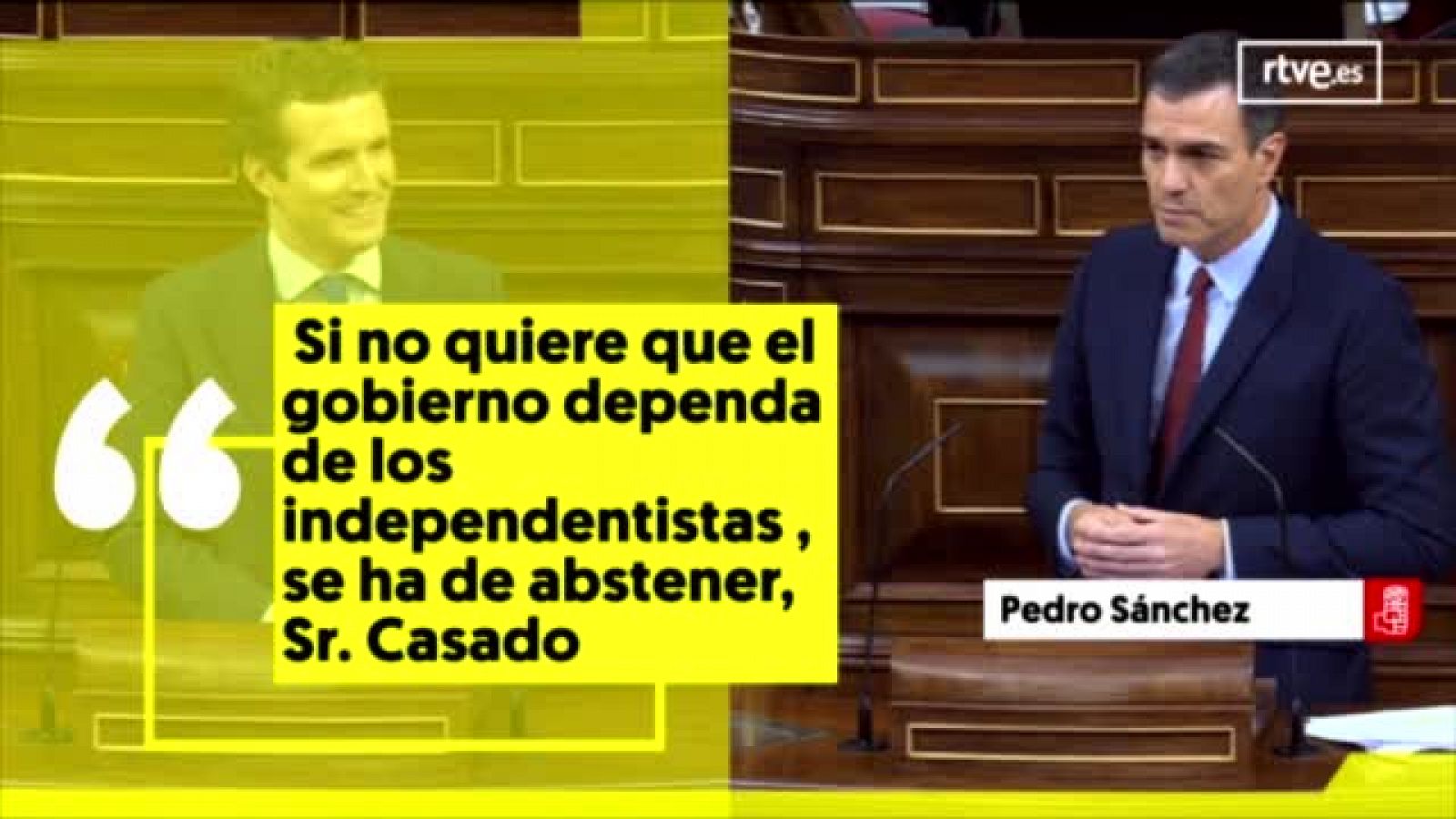 Los rifirrafes más sonados del debate de investidura de Pedro Sánchez