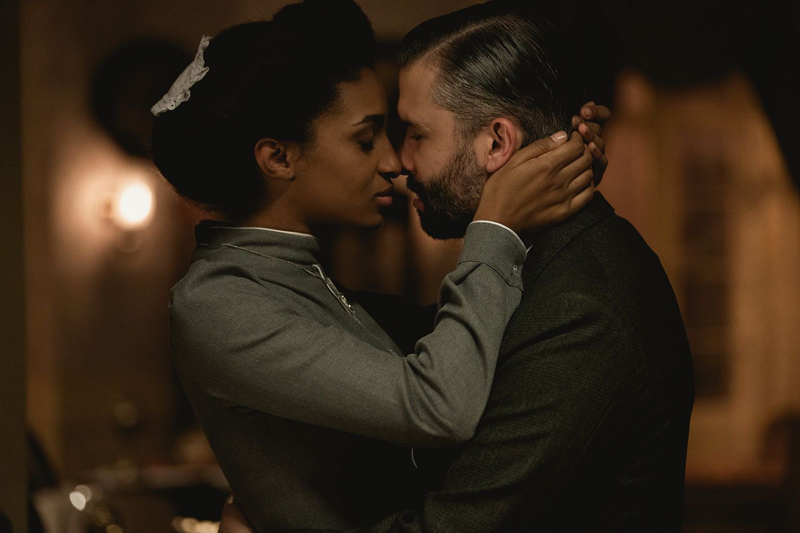 Felipe y Marcia se besan