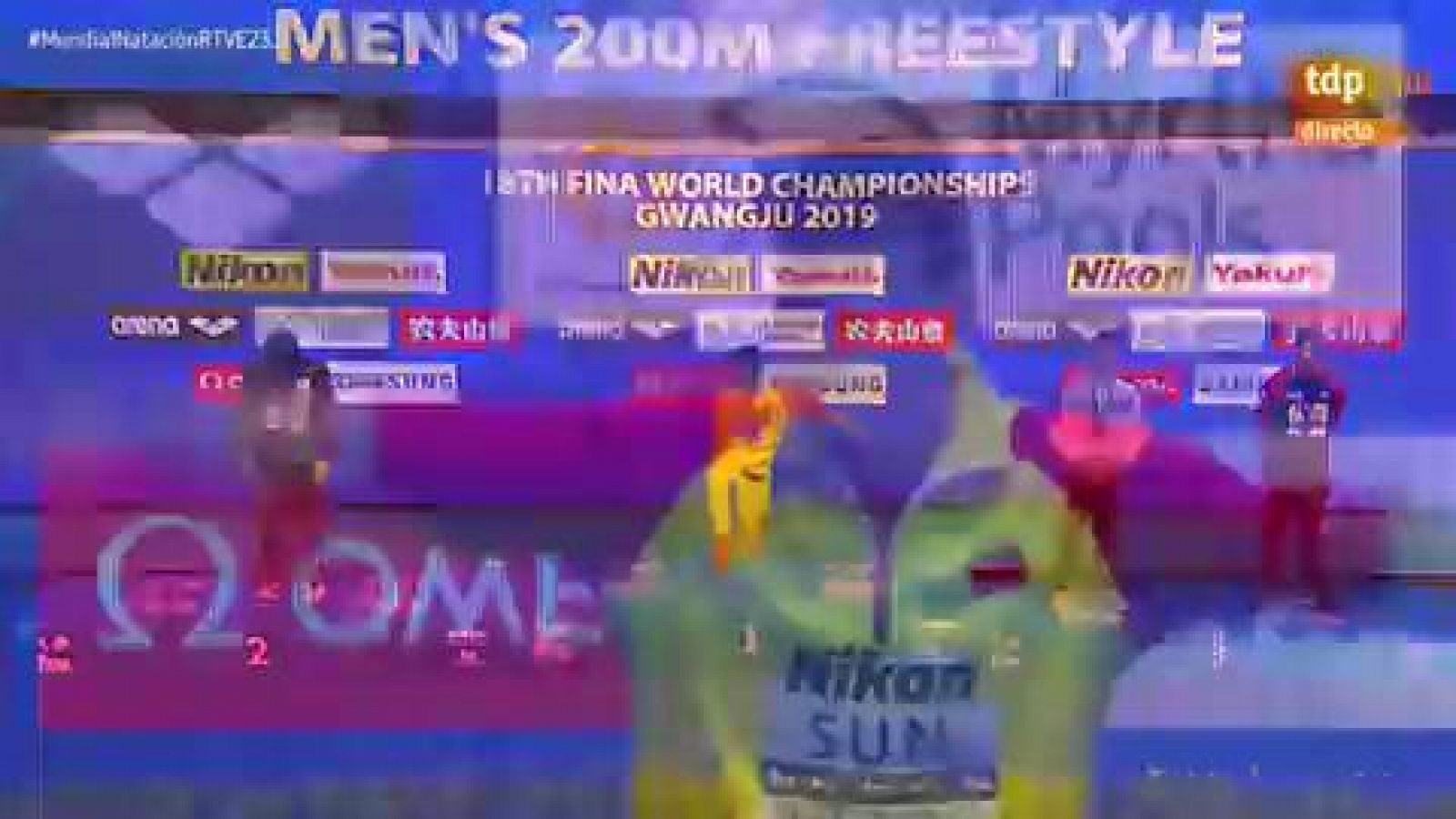 Mundial de Natación 2019 | Sun vuelve a mostrar su comportamiento antideportivo en el podio - RTVE.es