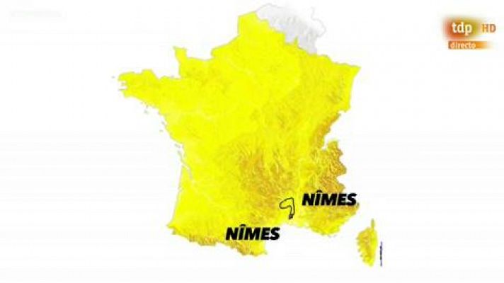 Tour 2019: Perfil de la etapa 16, Nimes-Nimes