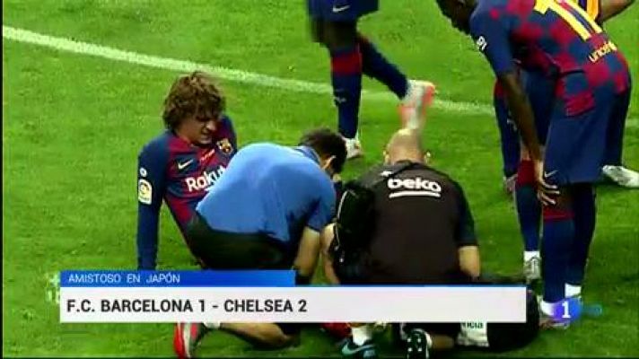 Telediario 1 - El Barça arranca la pretemeporada con derrota ante el Chelsea