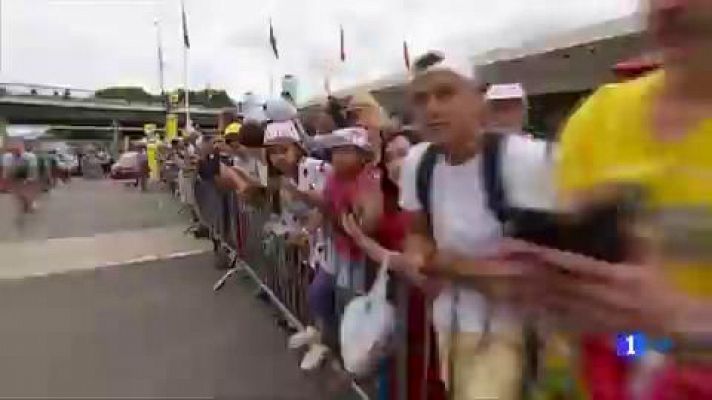 Telediario 1 - Los franceses, volcados con su Tour