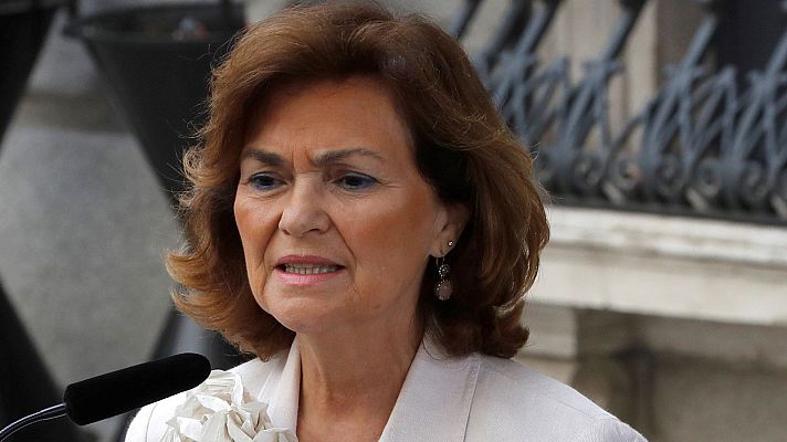 Telediario 1 - Calvo y Echenique reactivan las negociaciones y se reunirán este miércoles