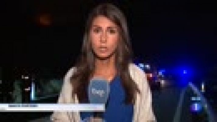 Telediario 1 - Un incendio en la sierra norte de la Comunidad de Madrid obliga a cortar dos carreteras