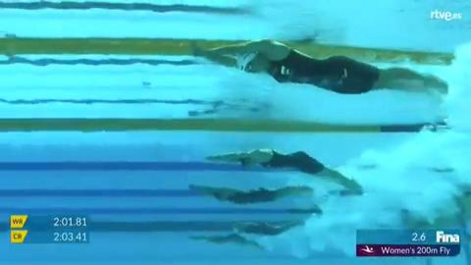 Mundial Natación | Mireia Belmonte, fuera de la final de los 200 mariposa