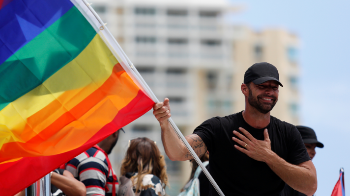 Ricky Martin encabeza las protestas en Puerto Rico