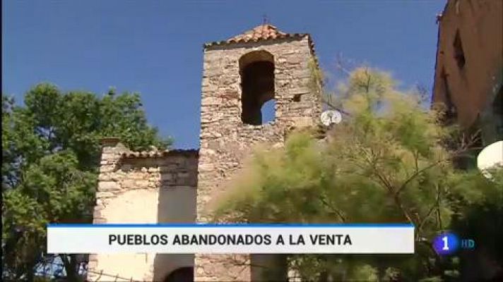 Telediario 1 - 140 pueblos están a la venta en España