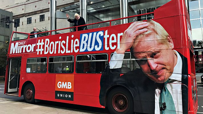 La fractura del 'Brexit' vuelve a las calles de Reino Unido con la llegada de Boris Johnson al poder