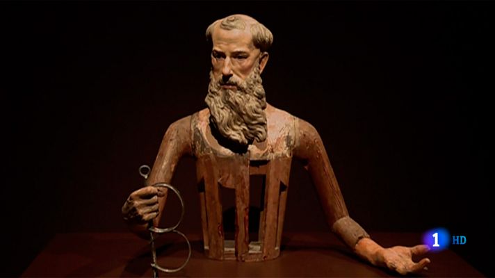 Telediario 1 - El Museo Nacional de Escultura de Valladolid expone 300 obras que nunca se habían visto