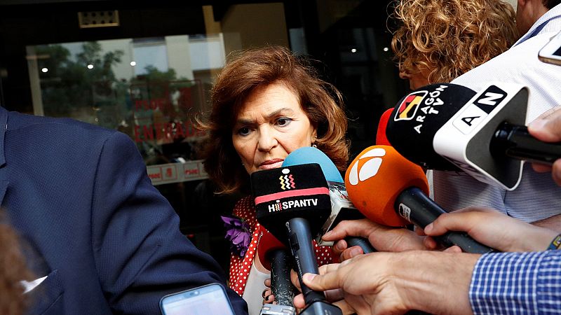 Carmen Calvo asegura que Unidas Podemos no ha querido negociar ni moverse de su posición