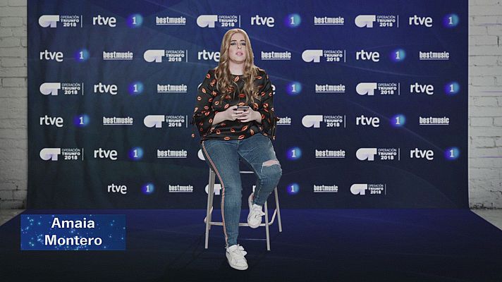 Hoy no, mañana - Eurovisión: Amaia Montero