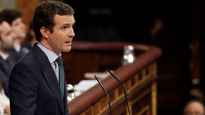 Casado a Snchez: "Su investidura es la historia de un gran fracaso"