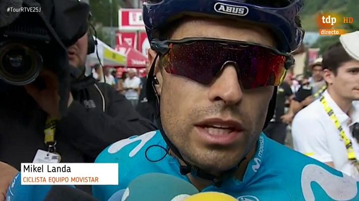 Tour de Francia - Tour 2019: Mikel Landa: "Vimos algún rival en dificultades en el Izoard pero luego nos paramos"