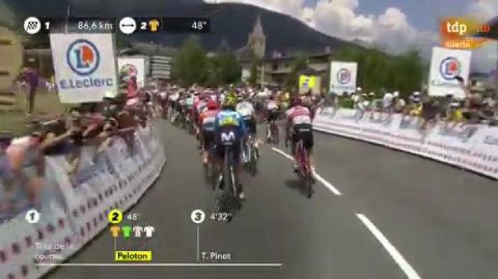 Tour 2019: Thibaut Pinot abandona el Tour por problemas físicos a 88km. de meta