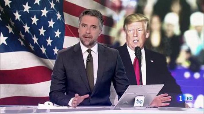 Telediario 1 - Trump amenaza con represalias a Francia por su impuesto a las tecnológicas