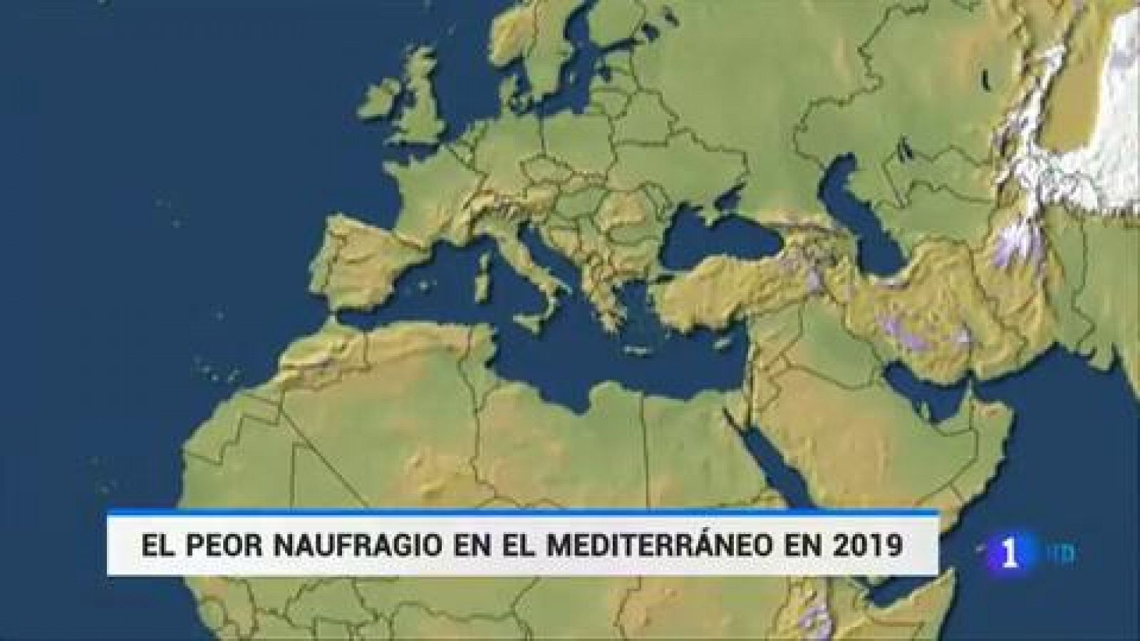 Telediario 1: Sabah relata a TVE como vivió el peor naufragio en el Mediterráneo en lo que va de año | RTVE Play