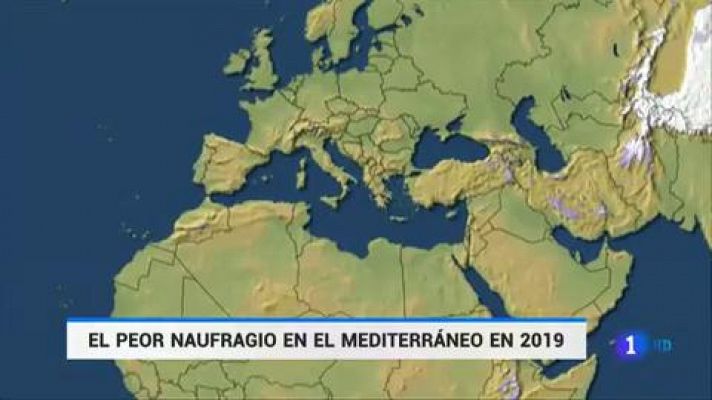 Telediario 1 - Sabah relata a TVE como vivió el peor naufragio en el Mediterráneo en lo que va de año