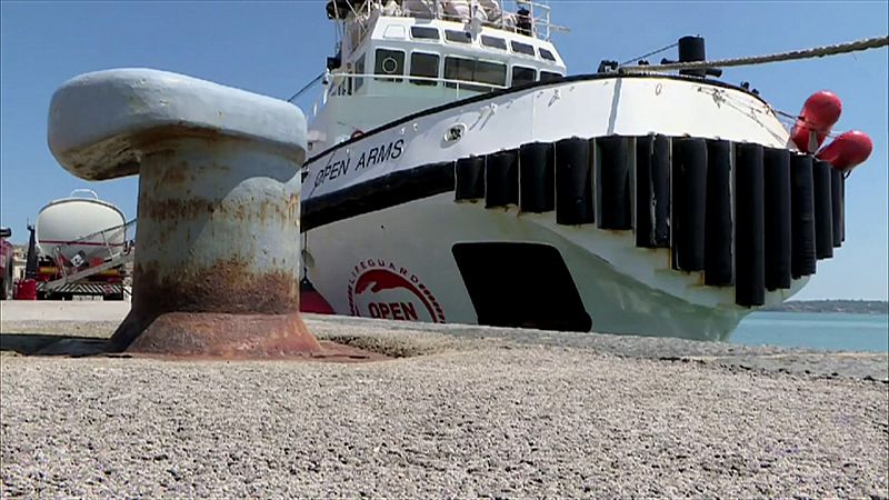 El Open Arms vuelve a Sicilia con la intención de seguir rescatando personas en el Mediterráneo