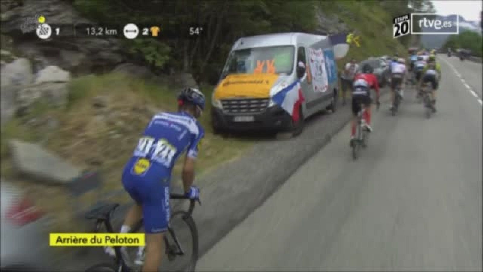 Etapa 20: Caída de Alaphilippe. Tour de Francia | RTVE