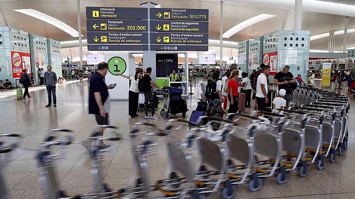 81 vuelos cancelados durante la segunda jornada de huelga del personal de tierra de Iberia en El Prat
