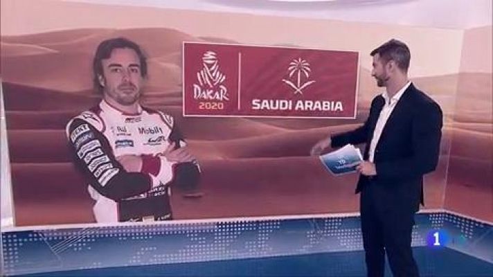 Telediario 1 - Fernando Alonso, muy cerca de correr el próximo Dakar
