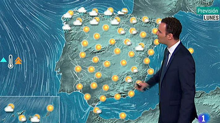 El tiempo - Tiempo estable y soleado en casi todo el país salvo en Galicia y en el Cantábrico donde habrá lluvias
