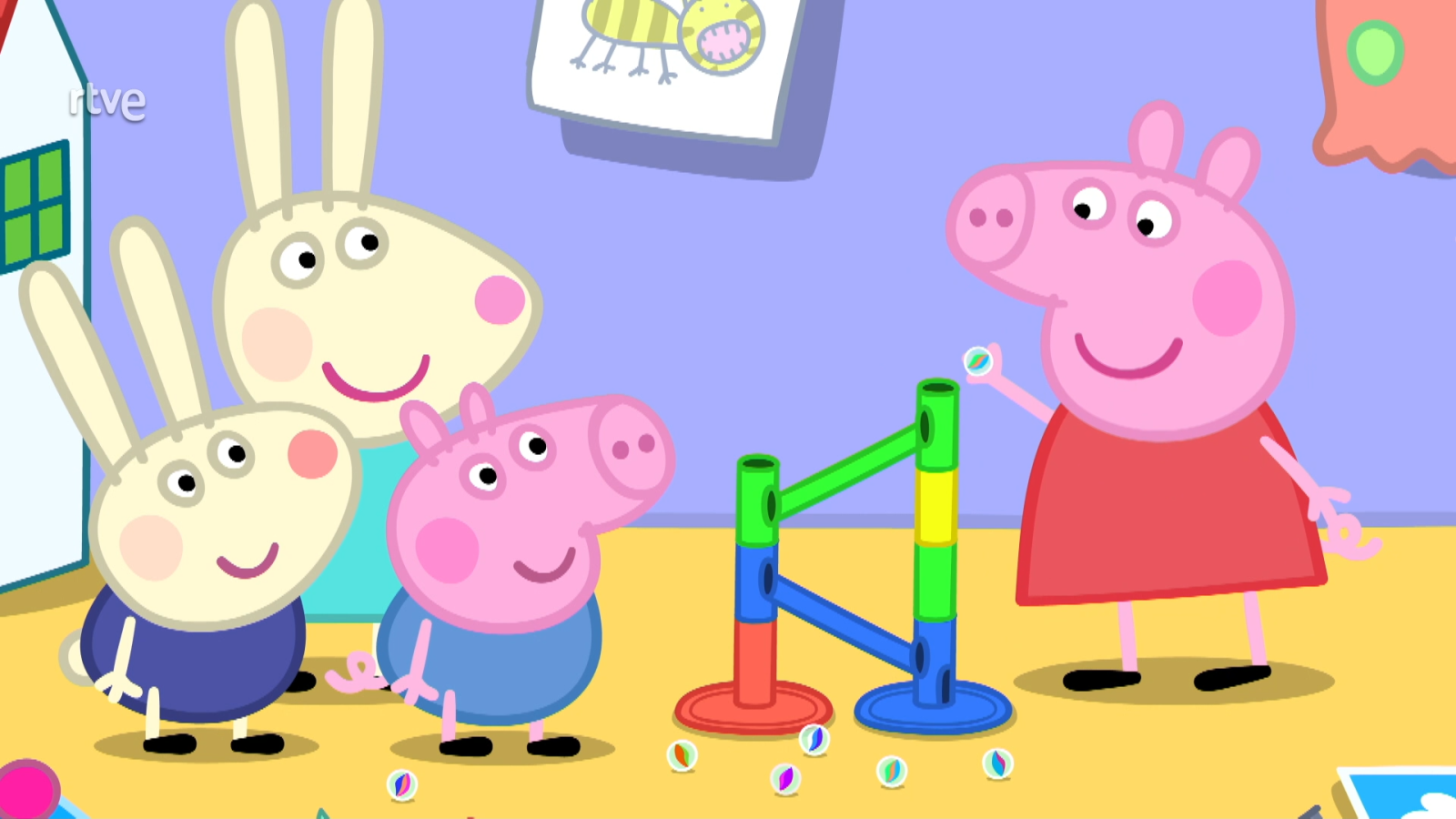 Peppa Pig - El circuito de canicas - RTVE.es - Peppa Pig | Ver