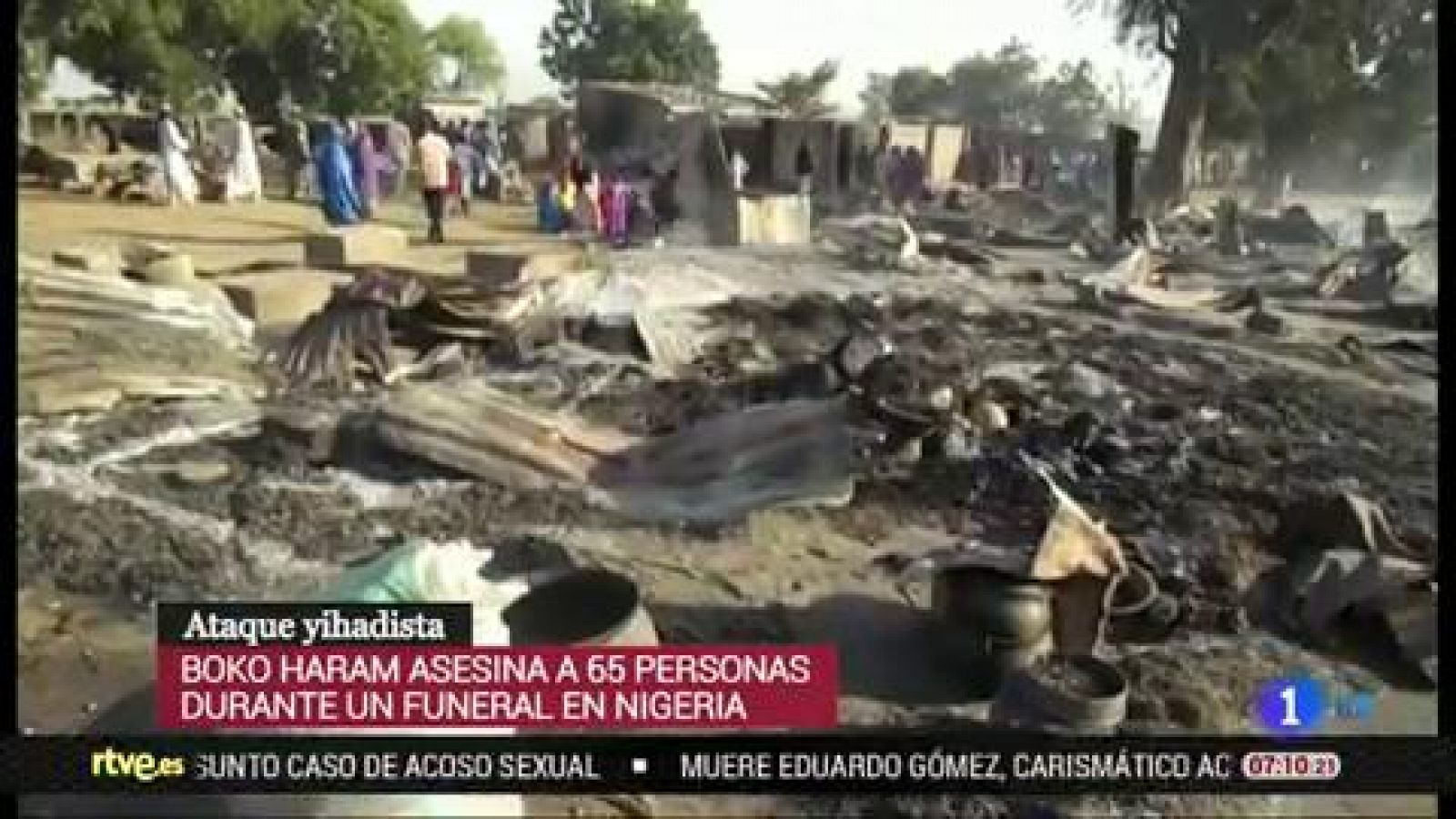 Boko Haram asesina a 65 personas durante un funeral en Nigeria - RTVE.es