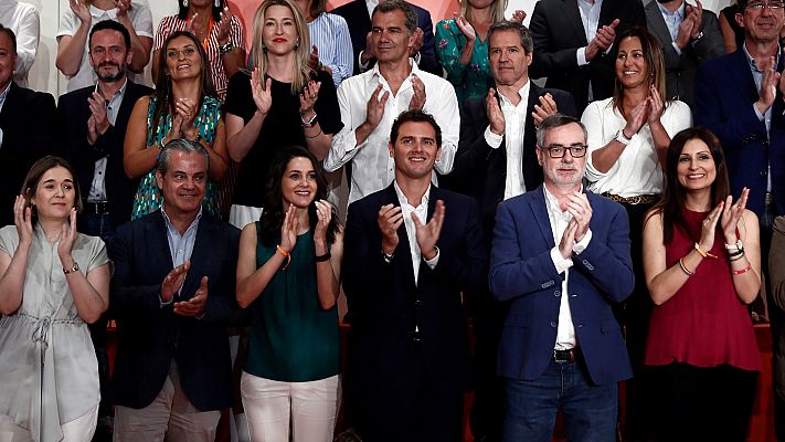 Telediario 1 - Rivera incorpora afines en su Ejecutiva como Ángel Garrido y Edmundo Bal y salen críticos para reforzar su 'no' a Sánchez