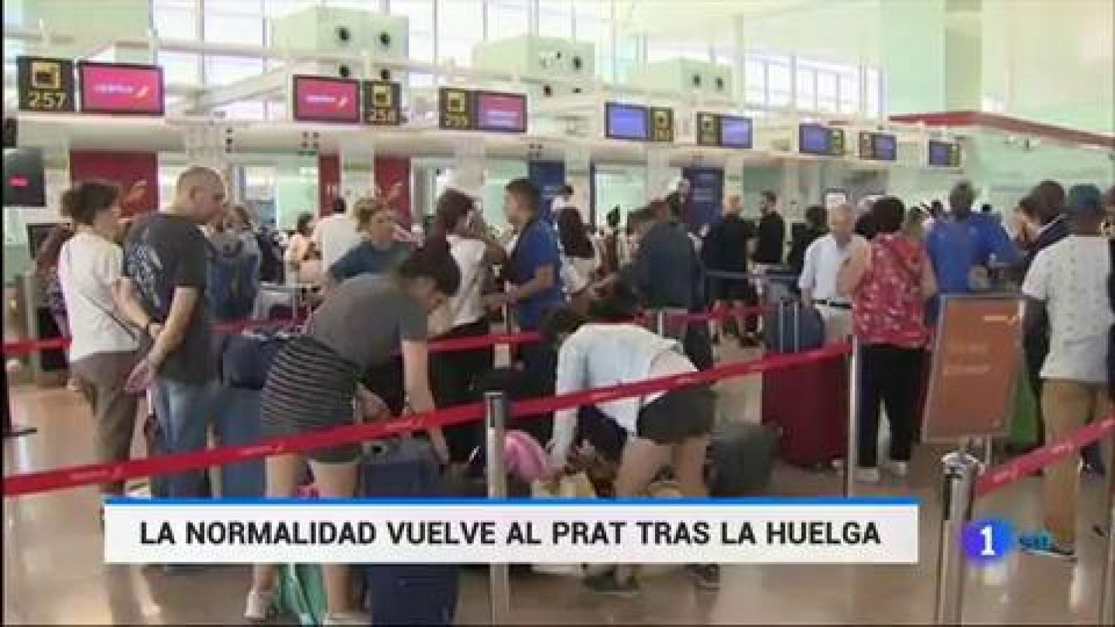 Huelga en El Prat: Los vuelos operan con normalidad en El Prat tras la huelga pero las consecuencias se siguen notando
