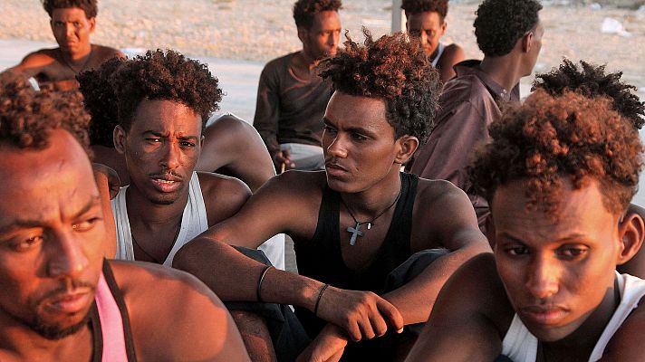 Telediario 1 - Open Arms reanuda los rescates en la costa de Libia